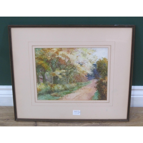 400 - RICHARD H. WRIGHT. Coastal landscape, signed and dated 43, watercolour, 12 x 16in; and two watercolo... 