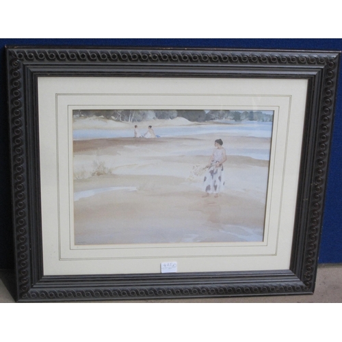 425 - SIR WILLIAM RUSSELL FLINT, P.R.A., 'Three Groups, Viviers', reproduction in colours, pencil signed i... 