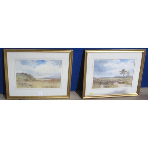 433 - G.G. BRANSCOMBE. Views of Leintwardine, signed and dated 1920 and 1921 respectively, watercolours, 9... 