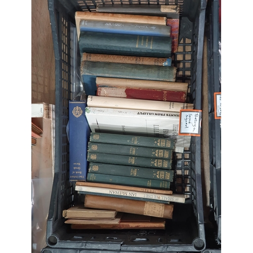 458 - Five boxes of assorted Books