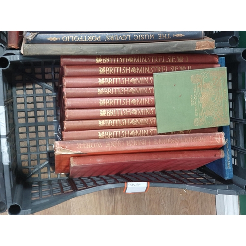 459 - Four boxes of Books including Music,