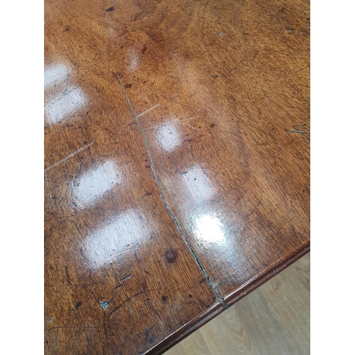 493 - A 19th Century mahogany Breakfast Table (Possibly later Top), 4ft 5