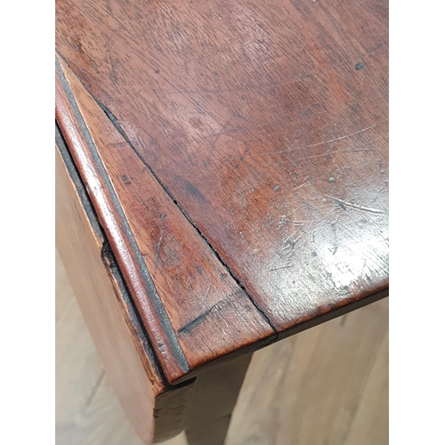 543 - A 19th Century mahogany Pembroke Table, fitted frieze drawer, on square tapered supports A/F.