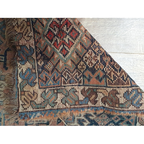 547 - Two old Persian Saddle Bag Rugs 2ft x 1ft 11in