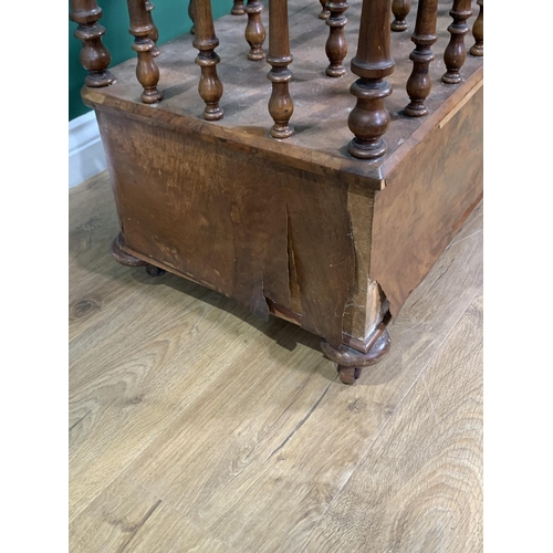 566 - A Victorian mahogany Canterbury and two Victorian mahogany Dressing Mirrors A/F