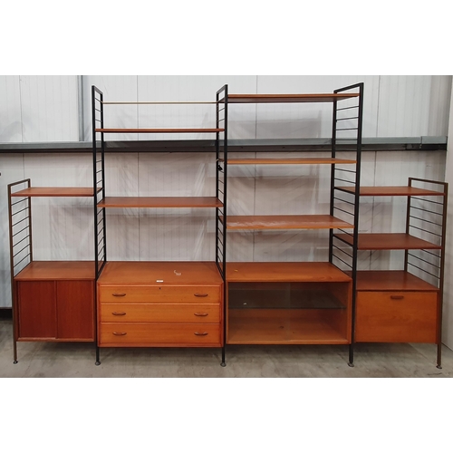 583 - A set of Ladderax Shelving and Drawers