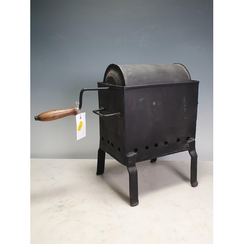 606 - An antique Chestnut Roaster