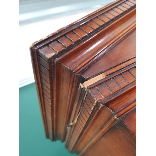 723 - A reproduction mahogany glazed Bookcase with a pair of astragal glazed doors above a pair of cupboar... 