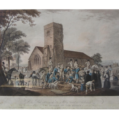 440 - EDWARD DUNCAN, ENGRAVER. Death of Tom Moody, Burial of Tom Moody, coloured aquatint engravings, pl. ... 