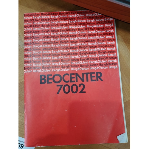 510 - A Bang & Olufsen of Denmark Beocenter 7002 and a pair of Mordaunt-Short MS400 floor standing Speaker... 