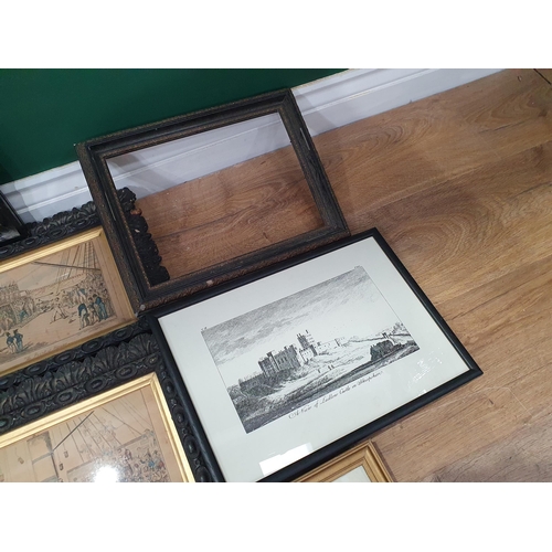 269 - Six framed coloured Prints, 