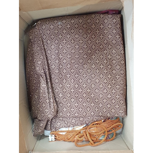 287 - A box of upholstery Material