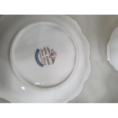 310 - An extensive Royal Albert part Dinner and Tea Service, 'Brigadoon' pattern