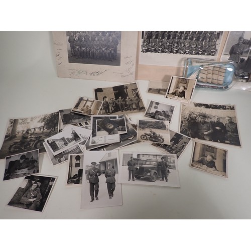 97 - A Collection of WWII Memorabilia relating to Percival David Gibson, RASC, No 131L66, including a let... 