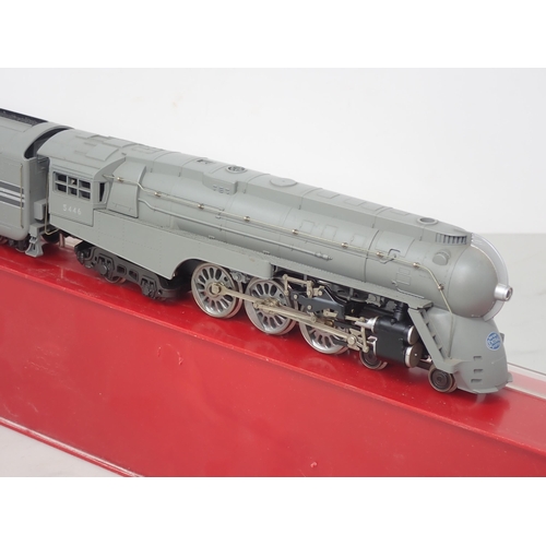 558 - Rivarossi 1273 HO scale 4-6-4 Hudson streamlined Pacific Locomotive in New York Central livery, boxe... 