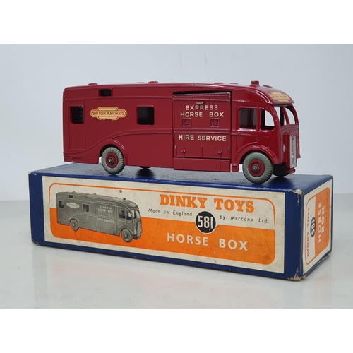 102 - A boxed Dinky Toys No.581 British Railways Horse Box