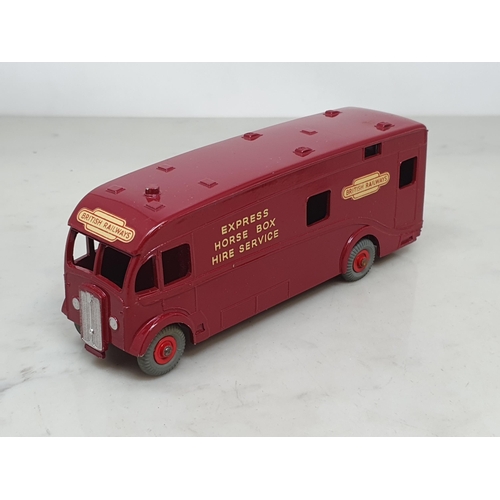 103 - A boxed Dinky Toys No.981 British Railways Horse Box with card packing insert