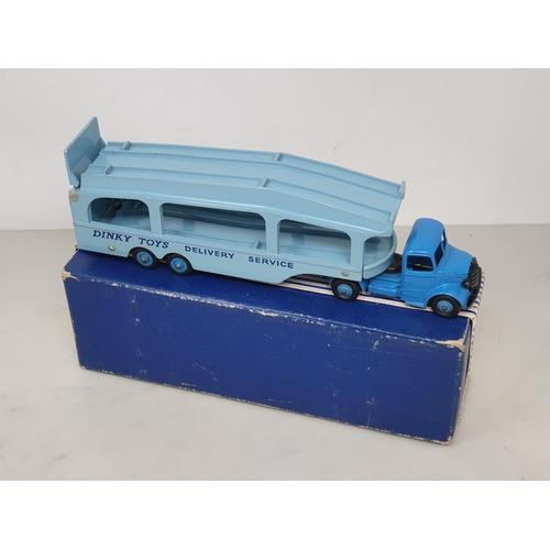 105 - A boxed Dinky Toys No.982 Pullmore Car Transporter with boxed Loading Ramp