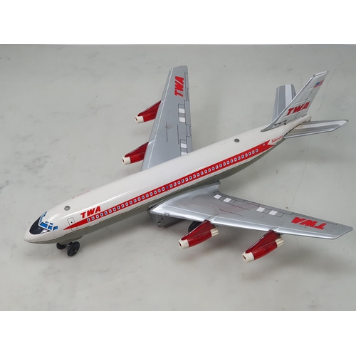 132 - A battery operated tinplate Boeing Airliner