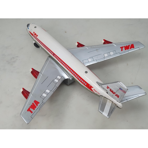 132 - A battery operated tinplate Boeing Airliner