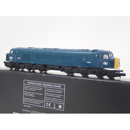 145 - Graham Farish N gauge Class 46 diesel Locomotive in BR blue livery, boxed