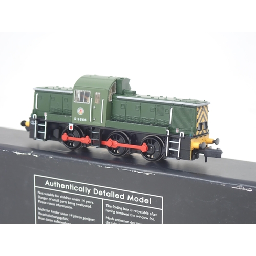 148 - Graham Farish N gauge Class 14 diesel Locomotive in BR green livery