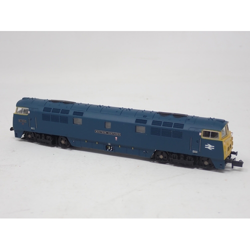 151 - Dapol N gauge Class 52 'Western Venturer' Locomotive in BR blue livery, boxed