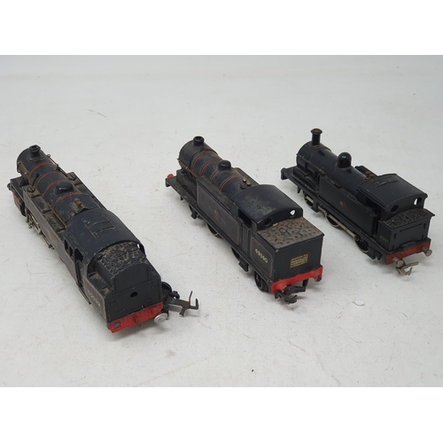 171 - An unboxed Hornby Dublo 2-rail 2-6-4T Locomotive, an unboxed 0-6-2T and an 0-6-0T