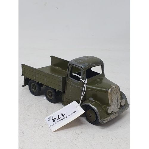 174 - A Britains six wheel Army Lorry and Ambulance