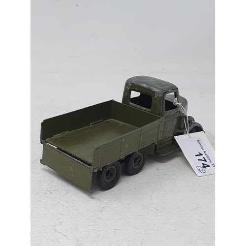 174 - A Britains six wheel Army Lorry and Ambulance