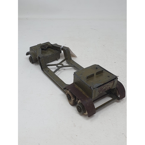 175 - A Britains six wheel Army Tipping Lorry and a Searchlight Lorry A/F