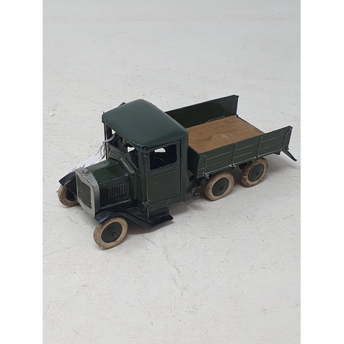 175 - A Britains six wheel Army Tipping Lorry and a Searchlight Lorry A/F