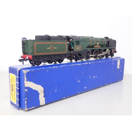 502 - Hornby Dublo 3235 West Country 'Dorchester' Locomotive, boxed (felt tip writing on box lid)