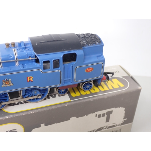 529 - Wrenn 00 gauge W2246 2-6-4T Locomotive in Caledonian blue livery, boxed with instructions