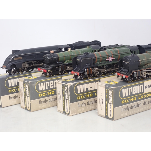 534 - Wrenn 00 gauge W2213 A4 'Peregrine' in NE black livery, boxed with instructions