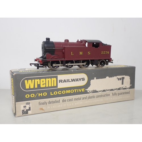 536 - Wrenn W2214 0-6-2T in LMS red livery, boxed with instructions; and Wrenn W2232 0-6-0 diesel Shunter ... 