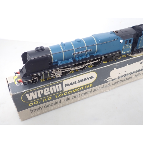 541 - Wrenn 00 gauge W2229 'City of Glasgow' Locomotive in BR blue livery, boxed with instructions