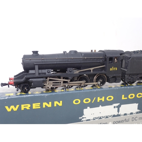 543 - Wrenn 00 gauge 2224 2-8-0 8F LMS Locomotive, boxed with instructions; and W2227 'City of Stoke-on-Tr... 