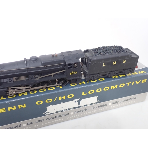 543 - Wrenn 00 gauge 2224 2-8-0 8F LMS Locomotive, boxed with instructions; and W2227 'City of Stoke-on-Tr... 