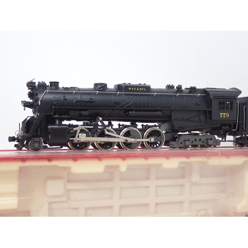 551 - Rivarossi 1244 HO scale S3 Class 2-8-4 Nickel Plate Road Locomotive, boxed