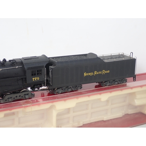 551 - Rivarossi 1244 HO scale S3 Class 2-8-4 Nickel Plate Road Locomotive, boxed