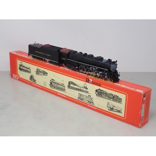 554 - Rivarossi 1279 HO scale 4-6-4 Hudson Locomotive in Chesapeake & Ohio livery, boxed