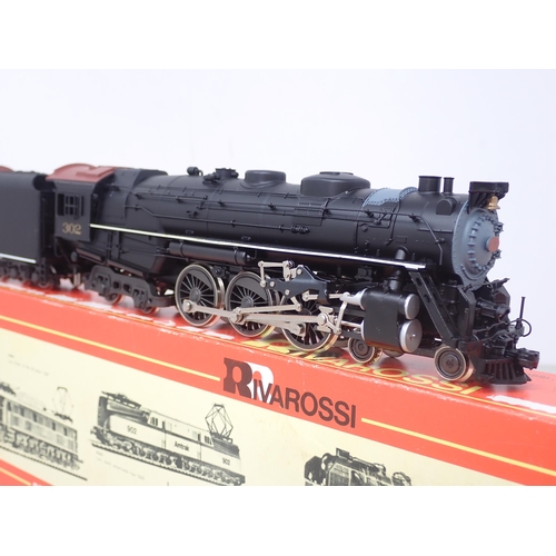 554 - Rivarossi 1279 HO scale 4-6-4 Hudson Locomotive in Chesapeake & Ohio livery, boxed