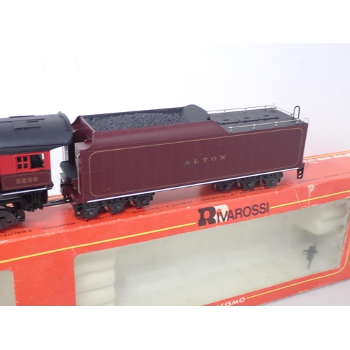 570 - Rivarossi 1530 HO scale 4-6-2 Heavy Pacific Locomotive in Chicago & Alton livery, boxed