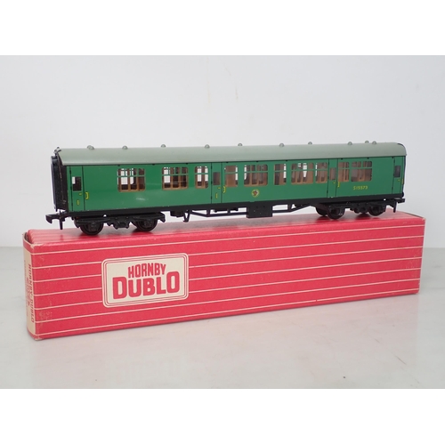 583 - Six Hornby Dublo SR Coaches to include; 5x 4054 1st/2nd Class and 4055 Brake/2nd, all boxed