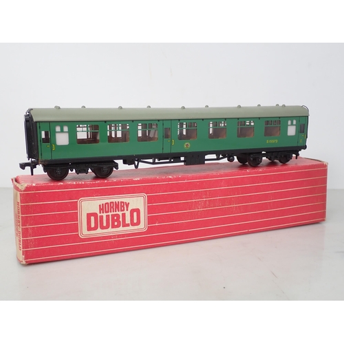 583 - Six Hornby Dublo SR Coaches to include; 5x 4054 1st/2nd Class and 4055 Brake/2nd, all boxed