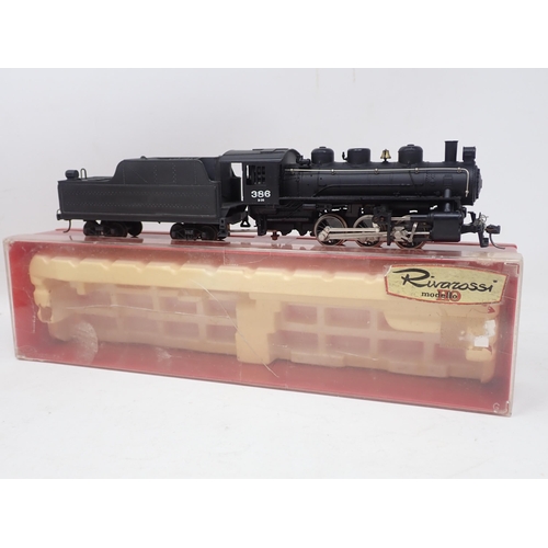 594 - Two Rivarossi HO scale Locomotives; 1225 C16 Class 0-4-0 in Baltimore and Ohio livery, boiler front ... 