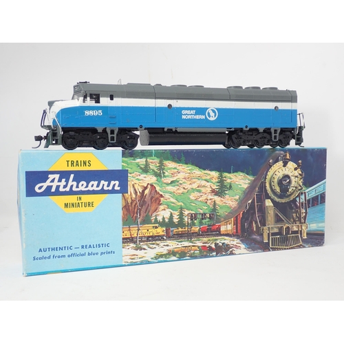 601 - Nine boxed Athearn HO scale American Locomotives