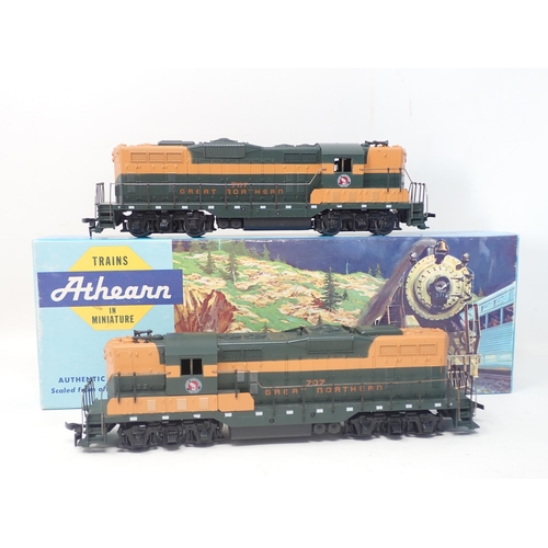 601 - Nine boxed Athearn HO scale American Locomotives