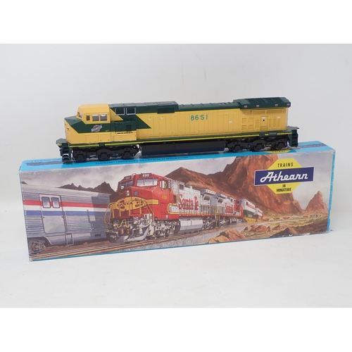 603 - Eleven boxed Athearn HO scale American Locomotives and five Wagons, etc.